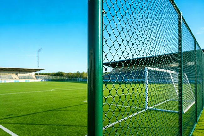 球场围网效果图
