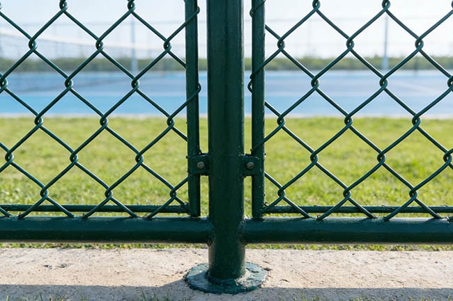 球场围网效果图