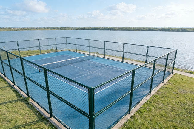 球场围网效果图