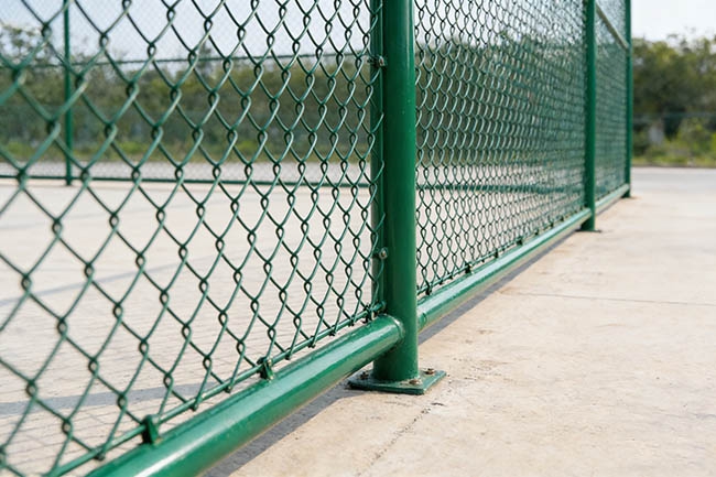 球场围网效果图