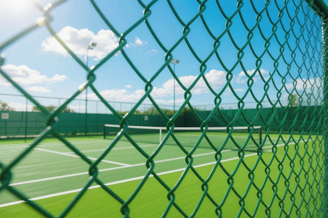 球场围网效果图