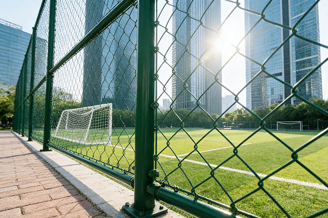 球场围网效果图
