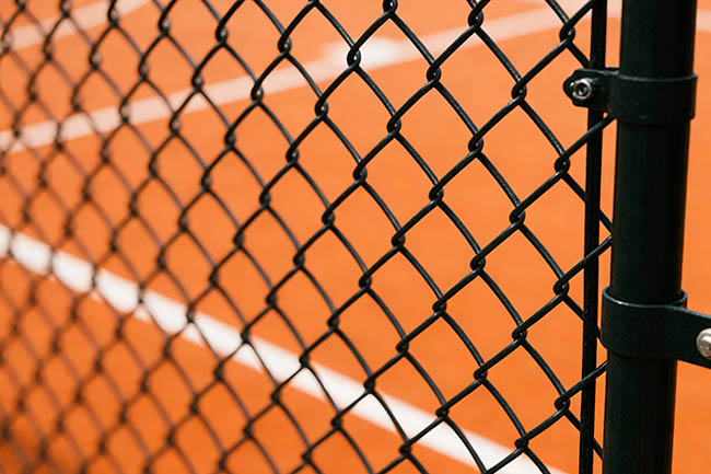 球场围网效果图