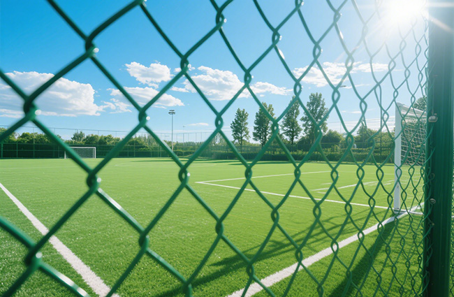 球场围网效果图